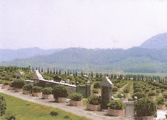 珠海大洋山陵园「四水归堂局」